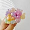 Gomas para el Cabello de Niñas Pequeñas, Diademas para Bebés, Sujetadores de Cola de Caballo para Niñas, Gomas Elásticas, Accesorios para el Cabello, Doble Cola de Caballo de Animales
