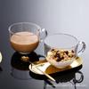 Taza de Desayuno de Gran Capacidad con Asa Taza de Leche Taza de Avena Almidón de Raíz de Loto Taza para el Hogar Taza de Café Taza Empujable Taza de Regalo
