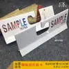 Etiqueta de tecido para pendurar amostra de etiqueta de tecido para pendurar gancho de tecido clipe de tecido amostra têxtil impressão personalizada em tecido