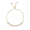 Pulsera de Empalme con Lazos de Circonita Estilo Coreano, Sensación de Lujo Ligero y Gama Alta, Exquisita y Sencilla, Versátil para el Uso Diario, Joyería al por Mayor