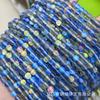 Cuentas redondas de piedra lunar sintética, esmeriladas/brillantes, accesorios de joyería DIY semiacabada, venta al por mayor transfronteriza