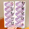Grampo de Cabelo Nuvem para Crianças BB Clip Clip de Testa Acessório de Cabelo para Meninas, Ornamento de Cabelo para Fios Soltos, Presilha para Franja Lateral, Grampo Colorido