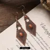 Pendientes Bohemios Estilo Retro Diseño de Nicho Borla Larga Pendientes Étnicos Chinos Nuevos Pendientes de Fiesta para Mujer