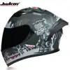 Casco para Motocicleta Eléctrica Jiekai para Hombre y Mujer, Casco Integral de Doble Lente, Cobertura Total, Bluetooth Universal para Coche de Calle, para Todas las Estaciones