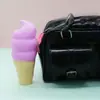 Suministro Directo Transfronterizo Colgante Billetera de Silicona para Monedas Lindo Cierre de Helado Bolso para Llaves de Moda Bolso para Auriculares Billetera para Monedas