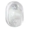 Bolsa Ciega Portátil de PVC Bolsa Vacía Transparente a Prueba de Polvo Bolsa de Almacenamiento para Cables de Datos y Cargador Bolsa para Proteger al Bebé del Sol Bolsa para Accesorios