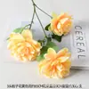 Simulação 3 cabeças Flor de Gardênia rosa Flor de seda Decoração de casamento Adereços de fotografia Decoração de casa Fábrica de flores artificiais atacado