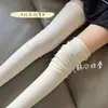 Meias Acima do Joelho para Mulheres, Meias Longas Tubulares, Meias Brancas Longas até a Coxa para Outono e Inverno, Atacado