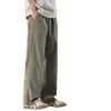 Pantalones Largos Casuales de Verano para Hombre Delgados 2025 Nuevos Pantalones de Verano para Hombre Holgados Deportivos de Secado Rápido Pantalones de Seda de Hielo para Hombre