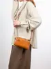 Bolso Pequeño Cuadrado de Piel de Vaca Curtida Vegetal con Pasta de Árbol Completo para Mujer Nuevo Transfronterizo Hombro Cruzado Estilo Retro Textura de Cuero Genuino Bolso de Mujer Bolso Cruzado