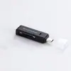 Lector de Tarjetas SD, Lector de Tarjetas de Memoria USB C 2 en 1 de 5 Gbps para Cámara Digital, Visor de Tarjetas SD con Doble Ranura para Tarjeta SD, SDHC, mmc, RS-MMC, TF