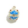 Pingente Sachê Cloisonne Cor Pingente Cobre Vazado Abrível Pingente Bola Sachê Pingente Pílulas Sino Palaciano Acessórios de Joalheria Antiga