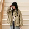 Casaco Trench Fashionável Estilo Coreano para Meninas 2026 Outono Novo Super Bonito Crianças Médias e Grandes Jaqueta Doce Roupas de Outono Conjunto para Meninas
