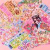 Versión coreana original de traje de cartas goo pegatinas de tarjetas goo láser pegatinas de dibujos animados lindos para cuentas de mano de niños pegatinas para cuentas de mano al por mayor