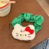 Diadema de Felpa Creativa para el Cabello, Lindo Scrunchie de Muñeca para Cola de Caballo, Dulce y Versátil Accesorio para el Cabello de Muñeca