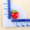 Acessórios de Resina DIY Cereja Materiais para Cola Cremosa DIY Presilhas de Cabelo Fruta Morango Infantil Acessórios para Capa de Celular