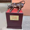 Touro de Wall Street Estátua de Touro de Latão Presente de Cerimônia de Inauguração Lançamento Entrega Presente Empresarial Feito de Cobre