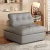 Sofá Minimalista Moderno con Colchón para Apartamentos Pequeños, Sala de Estar, Estudio, Sofá Cama Modular Multifuncional para una Persona Balcón