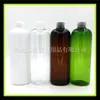 Botella de Gran Capacidad 500ml botella pura de Rocío botella de detergente 500ml hombro redondo botella de repuesto de PET botella de champú