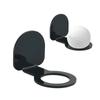 Soporte Acrílico de 2 Piezas para Pelotas de Golf Sala de Entrenamiento Softbol Béisbol Soporte Montado en la Pared Estante de Almacenamiento para Pelotas Pequeñas