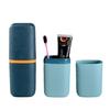 Copo para Gargarejo de Viagem Portátil Conjunto de Gargarejo Copo com Escova Caixa de Armazenamento para Escova de Dentes Elétrica Artefato Essencial para Viagem