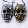2019 paródia de terror prótese dentária adereços vampiro zumbi máscara bolha Halloween fantasma máscara de terror fantasma esqueleto
