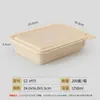 Saizhuo lonchera biodegradable lonchera desechable tazón de almidón de maíz caja para llevar lonchera con tapa