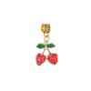 Serie de Colgantes Rojos con Cuentas de Estilo Retro Pulsera DIY Collar Colgante Pulsera Trenzada Material Pulsera Día de la Madre