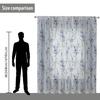 1 pieza nueva mosquitera con patrón de flores impresión digital 3D directo de fábrica decoración dormitorio sala de estar mosquitera con barra para colgar