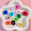 Cuentas Acrílicas con Letras Inglesas y Agujero Grande al por Mayor para Cadenas de Teléfono DIY, Llaveros, Colgantes para Bolsos y Materiales para Accesorios