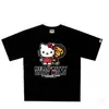Camiseta de manga corta de la marca japonesa de moda BAPE, peso pesado de verano 240g algodón puro, camuflaje de cabeza de mono, tiburón mono, venta al por mayor transfronteriza