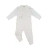 Conjunto de Roupa Íntima de Algodão Infantil Outono e Inverno, Segunda Pele Cartoon Sem Costura, Roupa de Casa para Bebê com Botões nos Ombros, Roupas e Calças de Outono