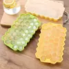 Bandeja de Hielo Creativa de Panal con Tapa, 37 Compartimentos, Molde DIY para Cubitos de Hielo para Refrigerador, Caja Casera para Hacer Hielo, Molde de Hielo, Suplemento Alimenticio para Bebés