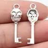 33X9,7Mm 1,3g Multicor Pingente de Joia DIY Venda Direta da Fábrica Pingente de Caveira Chave