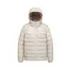 Chaqueta de plumón de ganso con capucha de lujo ligero para hombre, abrigo cálido de invierno grueso para exteriores, plegable, chaqueta de plumón unisex