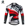 Xingheng Roupa de Ciclismo de Outono Masculina Nova Roupa de Ciclismo com Absorção de Umidade e Calças Roupa de Ciclismo Estampada Tops Longos Transfronteiriço