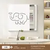 Caixa de medidor de eletricidade pintura decorativa versão vertical caixa multimídia fraca sombra pintura para pendurar na sala de estar caixa de distribuição de interruptor elétrico caixa de cabos de rede mural
