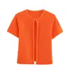 Atacado Fabricante de Roupas Femininas Transfronteiriço 2026 Moda Europeia e Americana Camisola de Lantejou e Fio Metálico Top de Tricô + Jaqueta