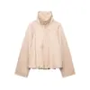 Fabricante de ropa para mujer transfronterizo al por mayor 2026 nueva serie informal holgada estilo europeo y americano chaquetas de aviador