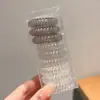 Goma para el pelo de alambre de teléfono con lunares de uva y coco, estilo coreano, alta calidad, fresca y versátil para el verano, cuerda para el pelo diaria, diadema, venta al por mayor