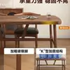 Mesa de Comedor Comercial Set Combinado de Mesa y Sillas para Restaurante de Comida Rápida Mesa de Comedor para Restaurante de Catering Tienda de Desayuno Mesa de Comedor Mesa de Barbacoa Mesa de Comedor para el Hogar
