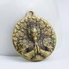Pingente Rongsheng Black Myth Wukong Periférico Rei Macaco Aro Dourado Chinês Artesanato Totalmente Metálico Ornamento