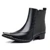 Botines Chelsea Más Vendidos en Amazon Exportación de Comercio Exterior Botas Casuales para Hombre Talla Grande Transfronterizas Botas de Caña Alta para Hombre En Stock