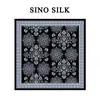 Lenço de Seda Paisley Feito Sob Medida, Lenço de Cabeça de Chiffon Paisley Sarjado Feito Sob Medida, Lenço Quadrado Pequeno Feito Sob Medida, Lenço de Seda Genuína Feito Sob Medida