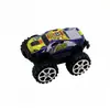 Caminhonete de Lata 7,3cm Graffiti Veículo Off-Road Puxa-e-Solta