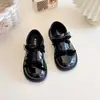 Zapatos de Princesa para Niñas 2026 Nuevo Primavera Zapatos Pequeños de Cuero para Niños Suela Suave Zapatos para Niños Grandes Estilo Británico Mocasines Zapatos Individuales