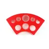 Soporte para Tinta de Tatuaje de 8 Agujeros en Forma de Abanico, Soporte para Vasos de Tinta de Tatuaje, Vaso de Mezcla de Plástico, Soporte para Pigmentos de Tinta, Resistente a Caídas, Transfronterizo