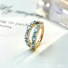 Brinco Stud Argola Olho de Cavalo Dourado Dupla Camada Liga de Titânio F136 Stud para Lábio com Zircônia Rosqueável Internamente G23 Piercing
