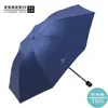 Paraguas automático de 8 varillas con recubrimiento negro UV, paraguas plegable de tres pliegues para días soleados y lluviosos, disponible en varios colores, adecuado como regalo de empresa, en stock y se puede imprimir con un logotipo