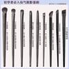 Set de 6 Pinceles para Sombras de Ojos de 10 Cerdas, Envío Directo de una Pieza, Pincel de Maquillaje de Cerdas Suaves para Difuminar Detalles y Maquillaje Debajo de los Ojos